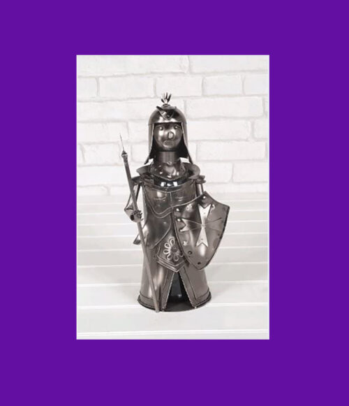 Wine Bottle Holder - Nathan The Knight