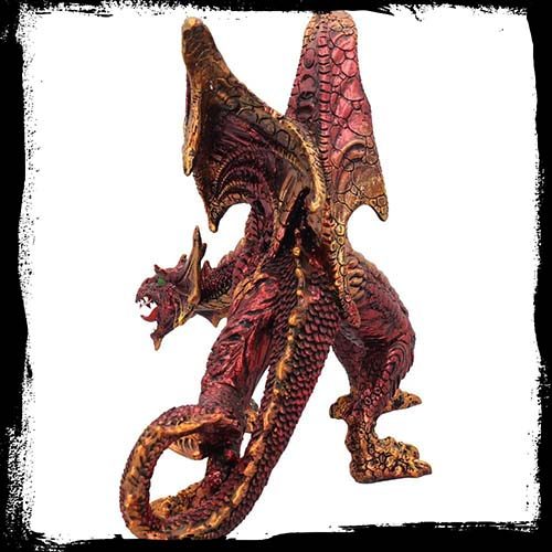 Vermillion Guardian Dragon Figurine U3030H7 - Image 5
