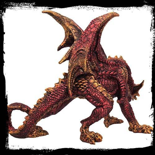 Vermillion Guardian Dragon Figurine U3030H7 - Image 3