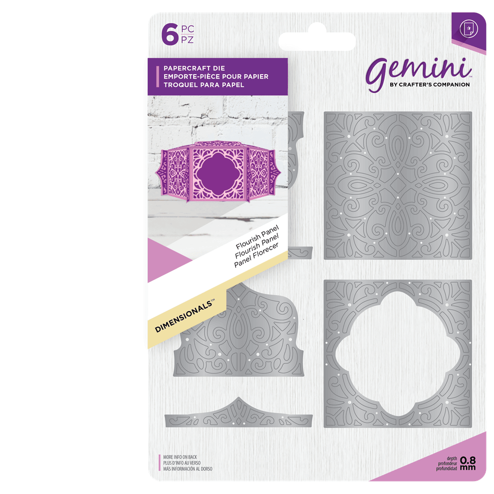 Gemini Double Sided Flower Dies Elements Pansy Rose & More Crafter's Companion 