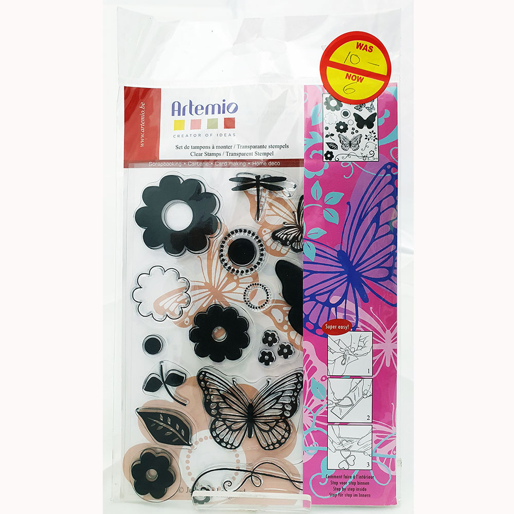 Artemo Acrylic Stamp – Florals