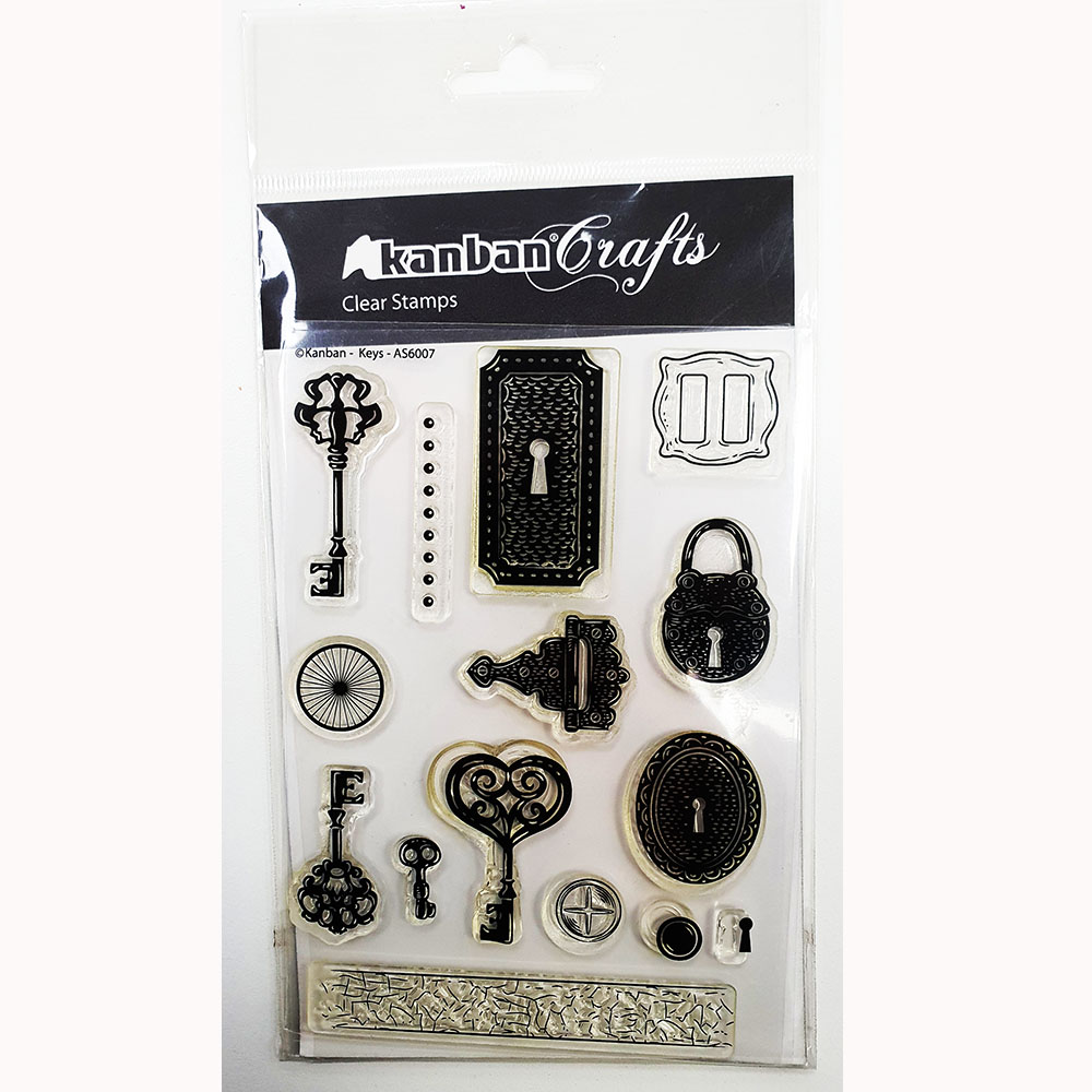 Kanban Clear Acrylic Stamp – Keys-AS60007