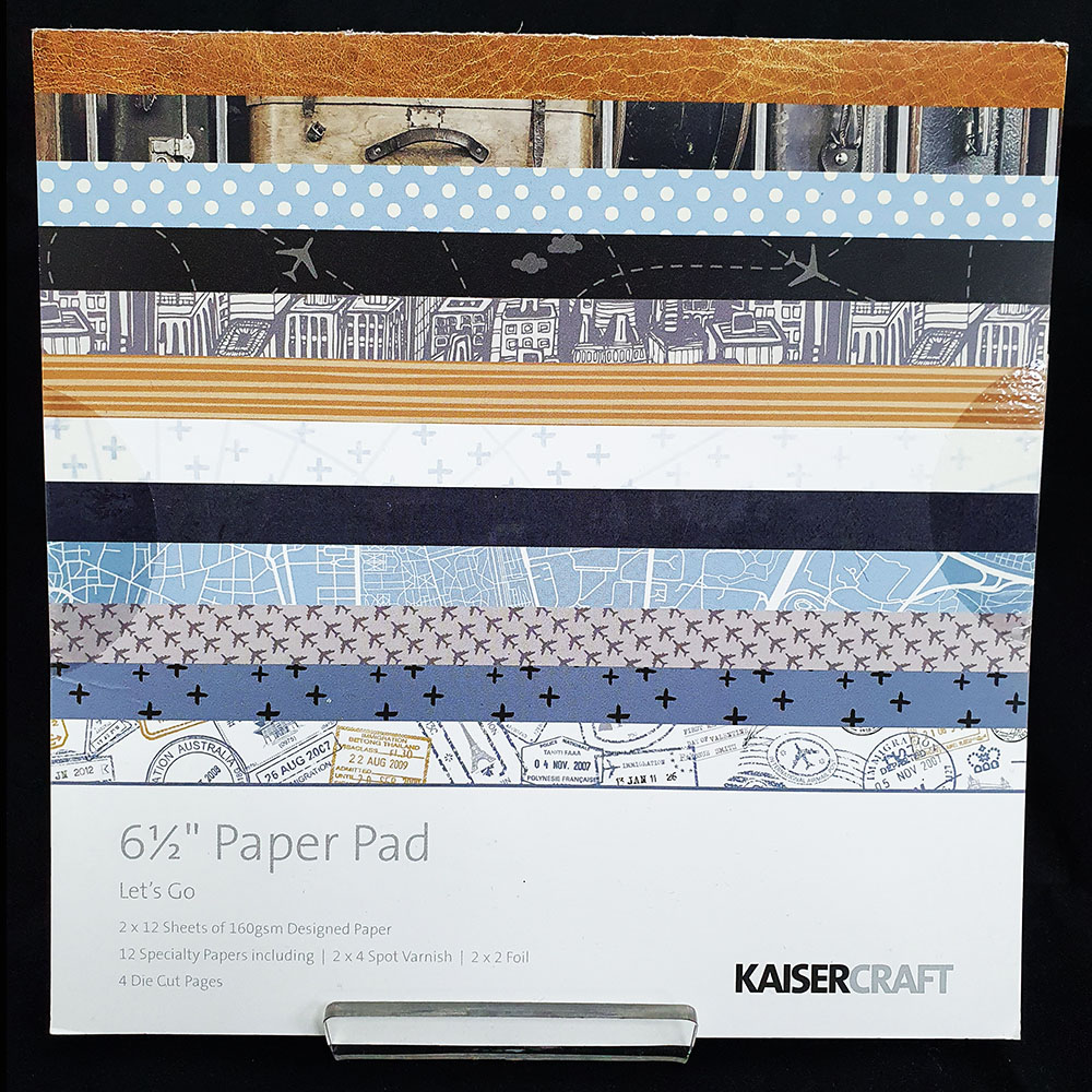 Kaisercrafts 6.5" Paper Pad Lets Go