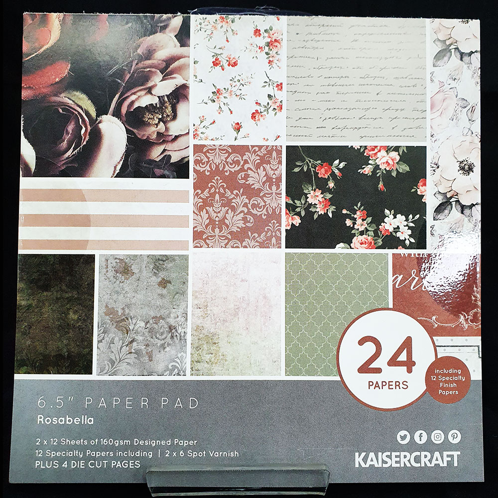 Kaisercrafts 6.5" Paper Pad Rosabella
