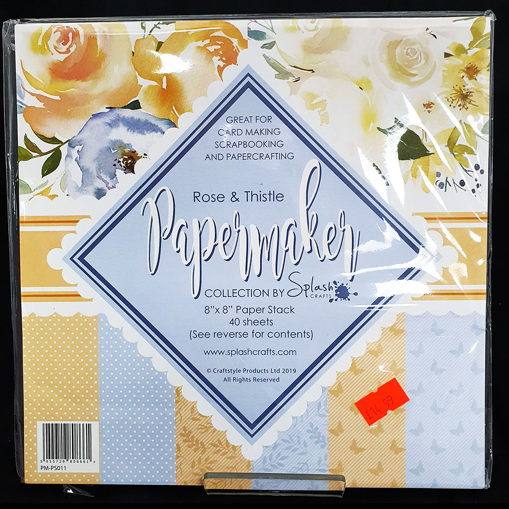 Paper Pad Rose & Thistle