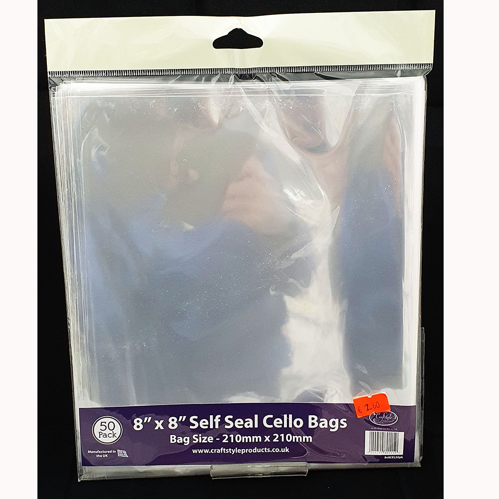 Craftstyle Cello Bags 8 x 8