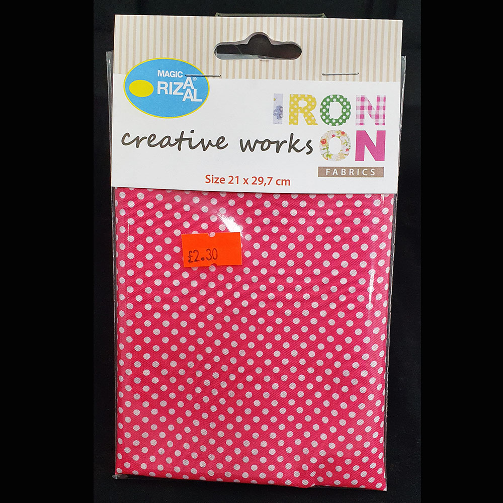 Creative Iron On Fabric Polkadots