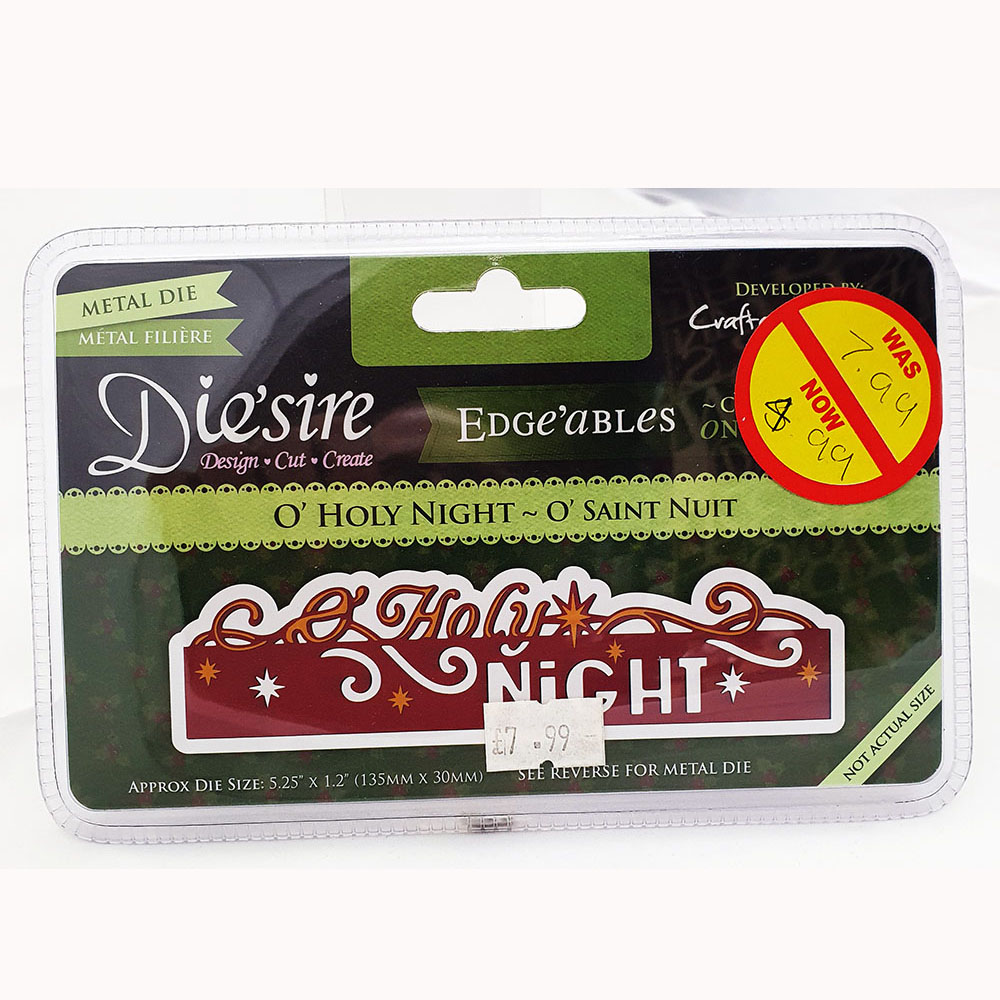 Crafters Companion Desire Edgeables – O`Holy Night
