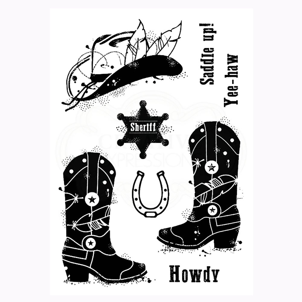 Howdy Cowboy Stamp