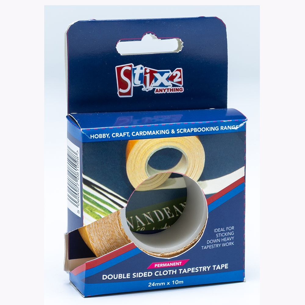Stix2 Double Sided Tapestry Tape 24mm X 10m Gillies Crafts Gifts