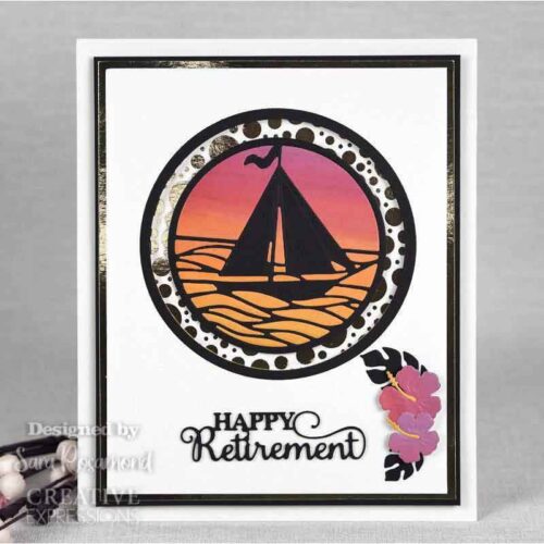 Glass Collection Beach Sailboat Craft Die - Image 2