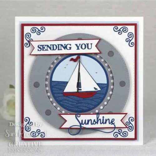 Glass Collection Beach Sailboat Craft Die - Image 4