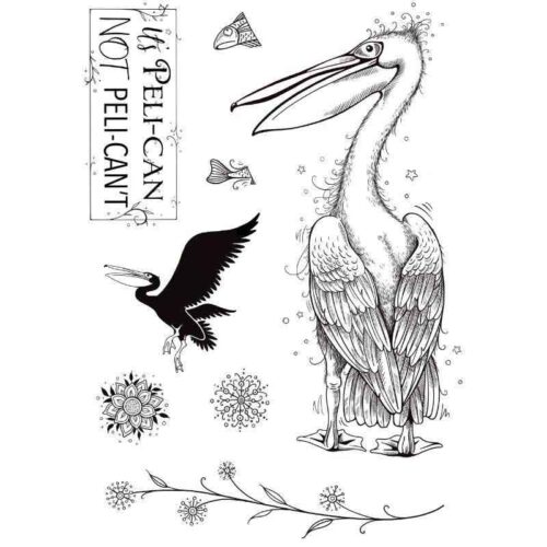 Pink Ink Designs Pelican 6 in x 8 in Clear Stamp Set - Image 2