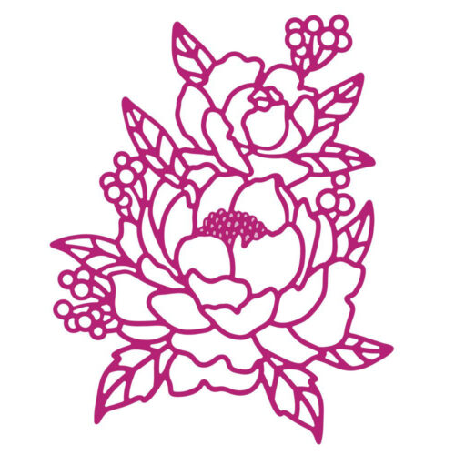 Gemini Outline Floral Die - Peonies - Image 3