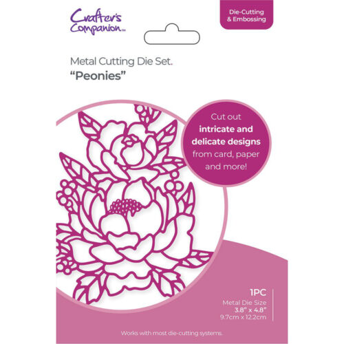 Gemini Outline Floral Die - Peonies
