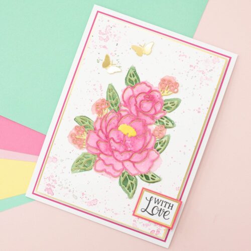 Gemini Outline Floral Die - Peonies - Image 5