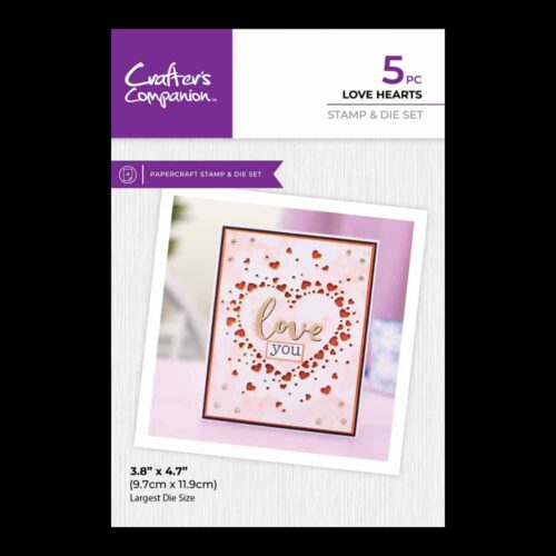 Crafters Companion Stamp & Die Set - Be Happy - Image 4