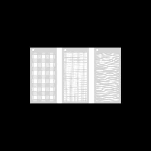 Crafter's Companion Stencil Set - Textile Trio - Image 2