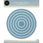 Postage Circles Die Set - Mats & Layers Collection By Jamie Rodgers Crafts