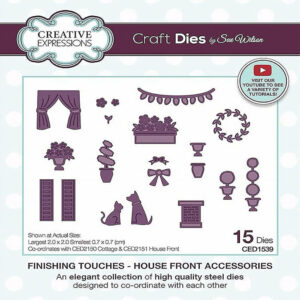 House Front Accessories - Craft Die By Sue Wilson
