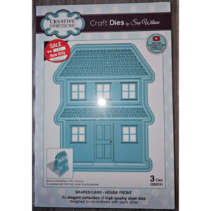 Shaped Cards House Front - Craft Die By Sue Wilson
