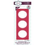 Creative Expressions Slimline Scalloped Oval Aperture Trio Die