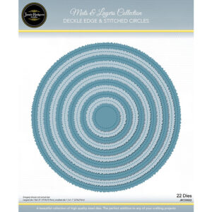 Jamie Rodgers Deckle & Stitched Circle Mats & Layers Dies
